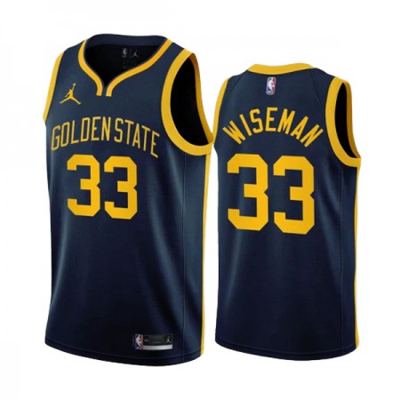 Män Golden State Warriors Tröja James Wiseman 33 Jordan 2022-23 Statement Edition Marin Swingman